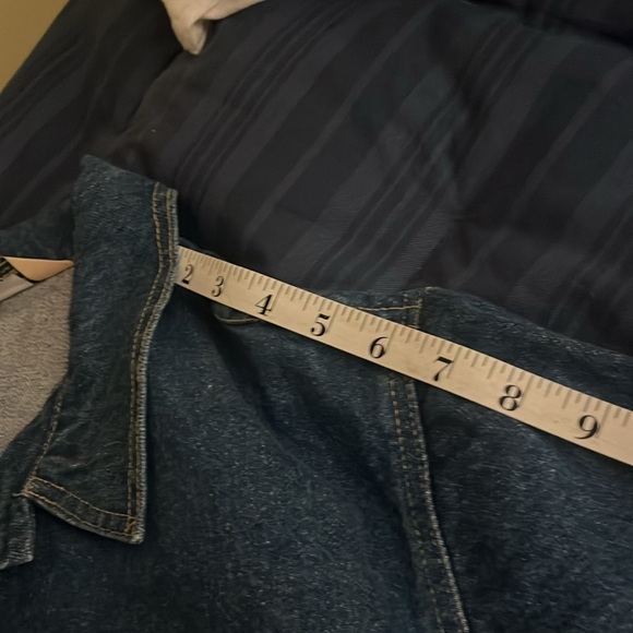 NWOT! LL Bean Men’s Denim Jacket. Large Tall. - Picture 13 of 14